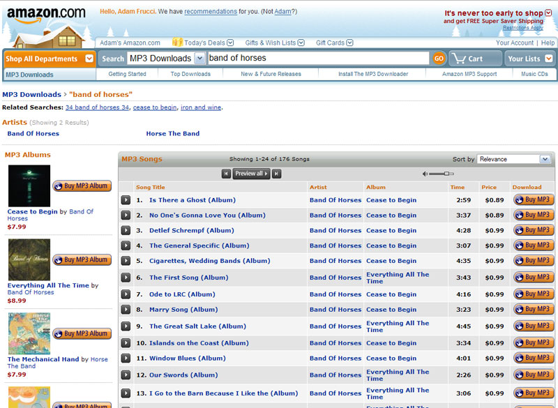 Illustration for article titled Amazon vs. Wal-Mart: MP3 Store Showdown Before iTunes Final Battle